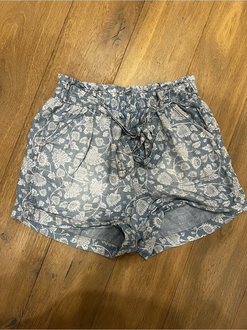 Knox Rose Blue Floral Drawstring Women’s Shorts